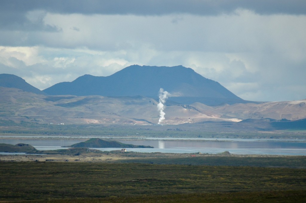 Séð yfir Mývatn
